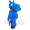 Haute qualité Rhinocéros bleu Costumes De Mascotte