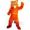 Orange Panthère Mascotte Les costumes Adulte