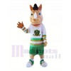 marron Licorne Mascotte Les costumes Dessin animé