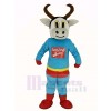 Super Vache Bétail Mascotte Costume