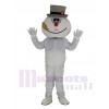 Haute Qualité Glacial Bonhomme de neige Mascotte Costume Dessin animé