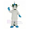 Bleu Licorne Mascotte Costume Dessin animé