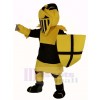 Noir et Jaune Chevalier Mascotte Costume Personnes