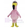 Rose Flamant Oiseau Mascotte Costume Animal