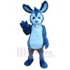 Haute Qualité Bleu lapin Mascotte Les costumes Dessin animé