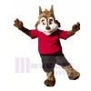 Écureuil sportif mignon Costumes De Mascotte