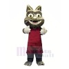 Velu Chat avec Costume Mascotte Les costumes