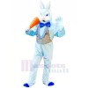 Bleu lapin Adulte Mascotte Les costumes Animal