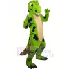 Drôle vert Dinosaure Mascotte Les costumes Animal