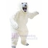 Polaire blanc Ours Mascotte Les costumes Animal