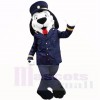Uniforme de police chien mascotte costumes bande dessinée
