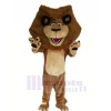 Heureux marron Lion Mascotte Les costumes Pas cher