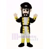 Jaune Manchette Capitaine Blythe Pirate Mascotte Costume