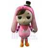 Fille costume de mascotte