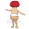 Champignon costume de mascotte