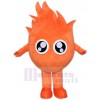 Feu costume de mascotte