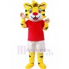 Tigre costume de mascotte