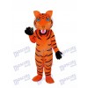 rouge marron tigre Mascotte Costume adulte Animal