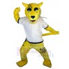 Léopard costume de mascotte