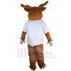 Cerf costume de mascotte