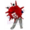 Virus costume de mascotte