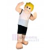 Homme costume de mascotte