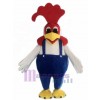 Coq costume de mascotte
