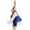 Coq costume de mascotte