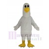 blanc Mouette Oiseau Mascotte Costume