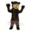 Sombre marron Grizzly Ours Mascotte Costume Animal