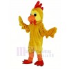 Jaune Coq Mascotte Costume