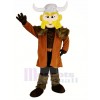 Thor la Géant Viking Mascotte Costume avec argent Casque