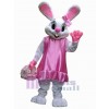 Lapin de Pâques costume de mascotte