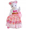 Lapin de Pâques costume de mascotte