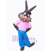 Lapin de Pâques costume de mascotte