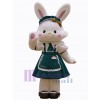 Lapin de Pâques costume de mascotte