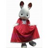Lapin de Pâques costume de mascotte