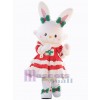 Lapin de Pâques costume de mascotte