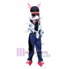 Lapin de Pâques costume de mascotte