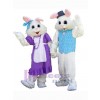 Lapin de Pâques costume de mascotte