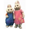 Lapin de Pâques costume de mascotte