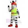 zèbre costume de mascotte