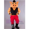 Cochon costume de mascotte