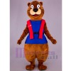 Loutre costume de mascotte