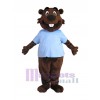 Castor costume de mascotte