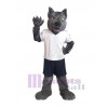 Loup costume de mascotte