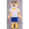 Guépard costume de mascotte