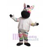 zèbre costume de mascotte