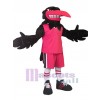Corbeau costume de mascotte