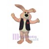 Lapin de Pâques costume de mascotte